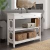 Picture of Hitchie White Drawer Console 