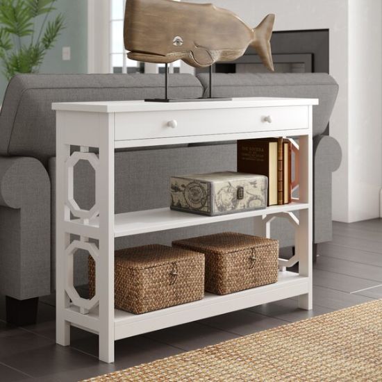 Picture of Hitchie White Drawer Console 