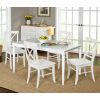 Picture of Dove Lacquered 4-Person 5-Piece Dining Set