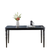 Picture of Dove Black Dining Table 150cm