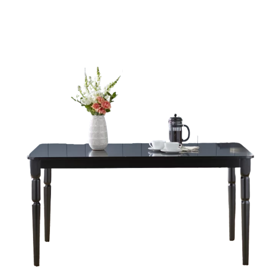 Picture of Dove Black Dining Table 150cm