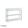 Picture of Hitchie White Drawer Console 