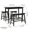 Picture of Hailey 4-Person 3- piece Dining set 