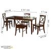 Picture of Dove 4-Person 5-Piece Dining Set