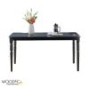 Picture of Dove Black Dining Table 150cm