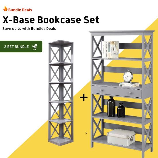Picture of X-base Bookcase Bundle Set [ 2 Pce ]