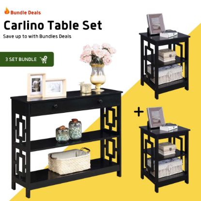 Picture of Carlino Console & Side Table Bundle Set [ 3pce ]