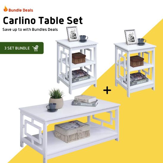 Picture of Carlino Coffee & Side Table Bundle [ 3pce ]