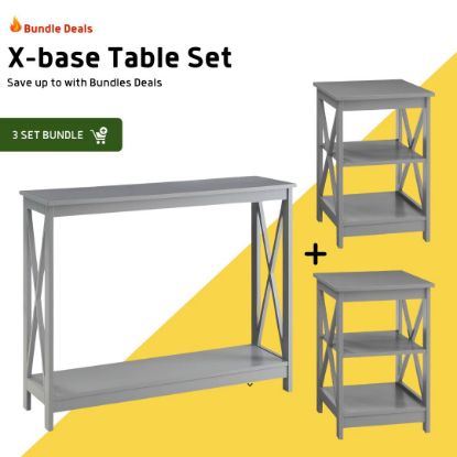 Picture of X-Base Console & Side Table Bundle Set [ 3pce ]