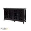 Picture of Clarkson Glass Cabinet Buffet Black 150 cm 