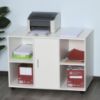 Picture of [ White Multipurpose Filing Cabinet Printer Stand  ]
