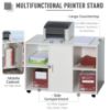 Picture of [ White Multipurpose Filing Cabinet Printer Stand  ]