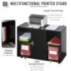 Picture of [ Black Multipurpose Filing Cabinet Printer Stand  ]