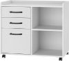 Picture of  [ Rolanstar File Cabinet 3-Drawers, Mobile Lateral Filing Cabinet white  ]