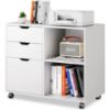 Picture of  [ 3 Drawer Mobile File Cabinet, Printer Stand with Shelf for Home Office, White  ]