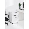 Picture of  [ Drawer Mobile Vertical Filing Cabinet white ] 