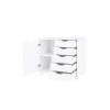 Picture of [  Bianca 5-Drawer Wheel Unit white  ]