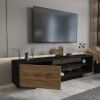 Picture of Anderson Black & Light brown T.V Stand 150cm