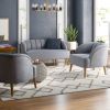 Picture of Flamingo Grey Velvet Living Room 3-Piece Set