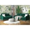 Picture of Gilmore green Velvet Living Room 2-Piece Set
