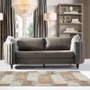 Picture of Gloria Grey Velvet Living Room 2-Piece Set