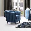 Picture of Gloria Navy Velvet Living Room 2-Piece Set