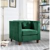 Picture of Jayda Green Velvet Living Room 3-Piece Set