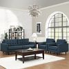 Picture of Loft Navy Velvet Living Room 3-Piece Set