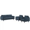 Picture of Loft Navy Velvet Living Room 3-Piece Set