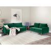 Picture of Lora Green Velvet Living Room 2-Piece Set