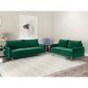 Picture of Lora Green Velvet Living Room 2-Piece Set