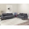 Picture of Lora Grey Velvet Living Room 2-Piece Set