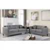 Picture of waymore Grey Velvet Living Room 2-Piece Set