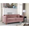 Picture of waymore Pink Velvet Living Room 2-Piece Set