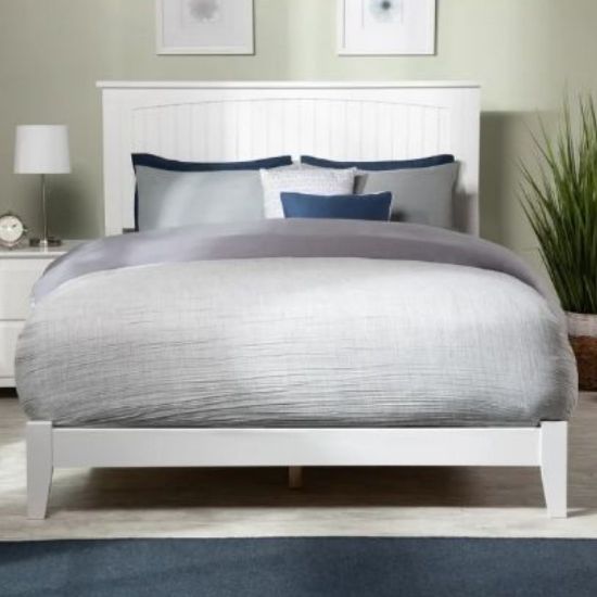 Picture of Berowalt White Bed  140cm