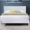 Picture of Sleek White bed 120cm