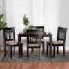 Picture of Azure 5-PCE 4-PERSON DINING SET BLACK