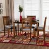 Picture of Azure 5-PCE 4-PERSON DINING SET BROWN