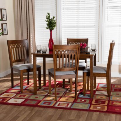 Picture of Azure 5-PCE 4-PERSON DINING SET BROWN