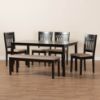 Picture of Azure 6-PCE 6-PERSON DINING SET BLACK
