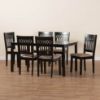 Picture of Azure 7-PCE 6-PERSON DINING SET Black