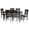 Picture of Azure 7-PCE 6-PERSON DINING SET Black