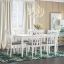 Picture of GLAM 7-PCE 6-PERSON DINING SET WHITE