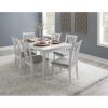 Picture of GLAM 7-PCE 6-PERSON DINING SET WHITE