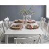 Picture of GLAM 7-PCE 6-PERSON DINING SET WHITE