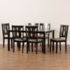 Picture of GRACE 7-PCE 6-PERSON DINING SET Black