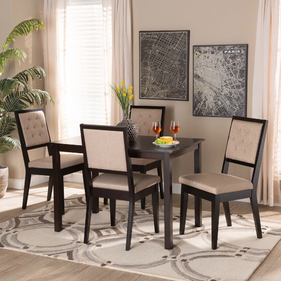 Picture of PEARL 5-PCE 4-PERSON DINING SET Black