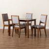 Picture of PEARL 5-PCE 4-PERSON DINING SET BROWN
