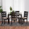 Picture of SIENNA 5-PCE 4-PERSON DINING SET BLACK