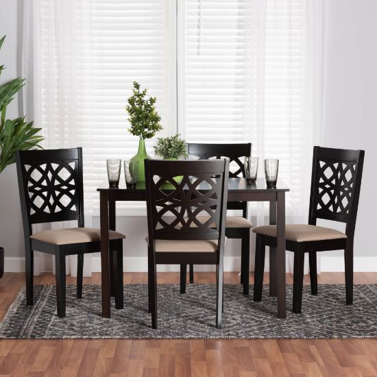 Picture of SIENNA 5-PCE 4-PERSON DINING SET BLACK